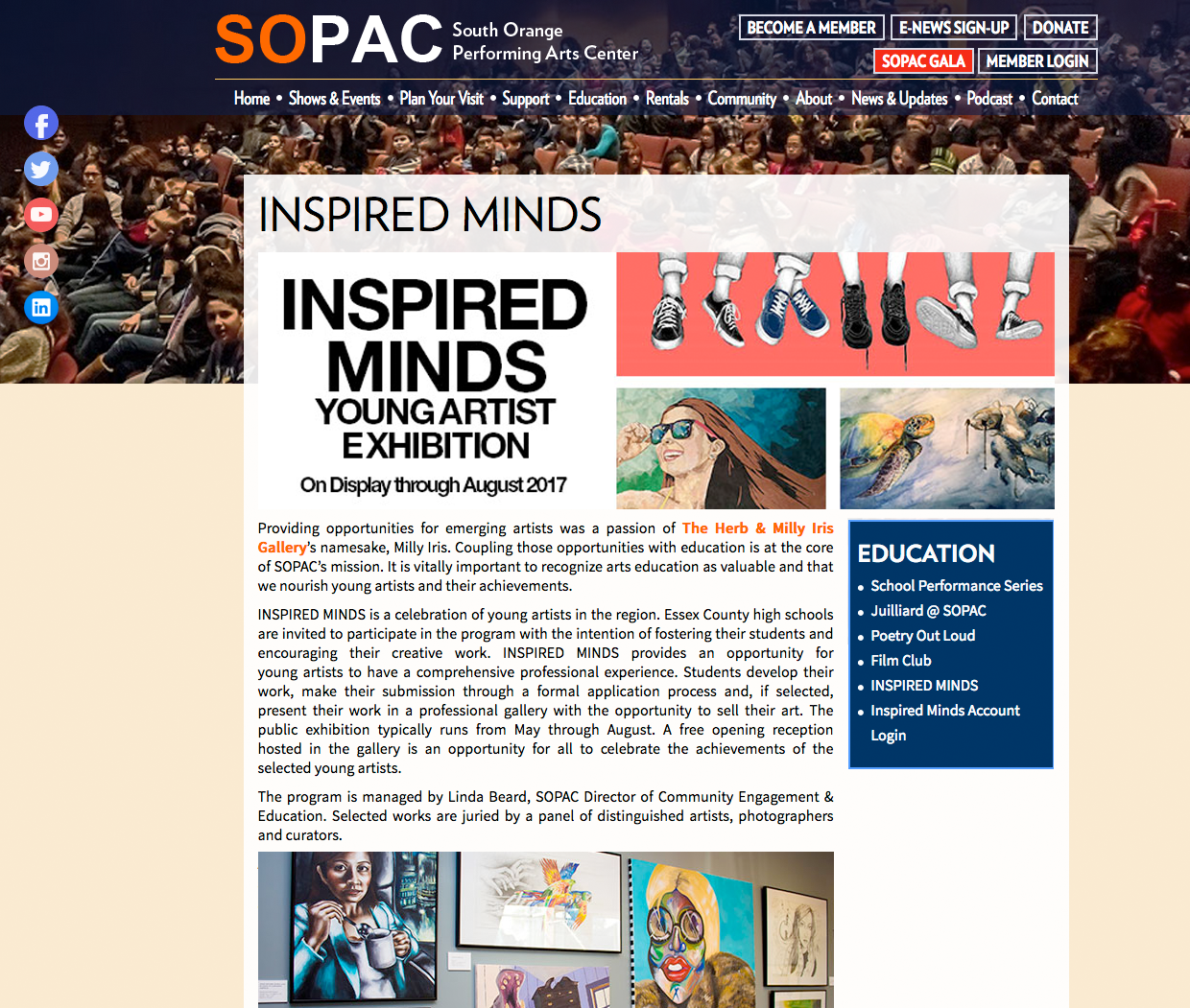 SOPAC - Support, Donations, Membership